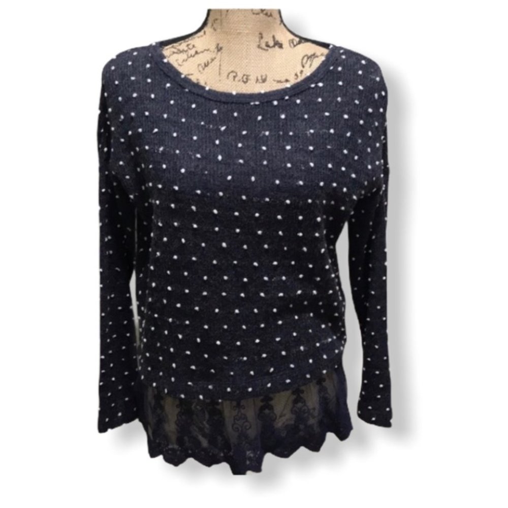 {Altar’d State} All Over Town Swiss Dot Sweater